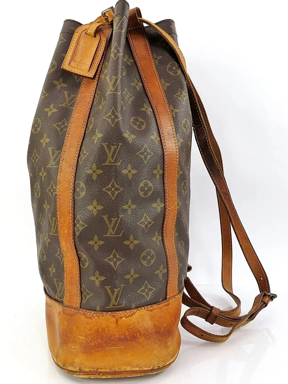 Louis Vuitton Brown Monogram Canvas Bucket Duffel Bag